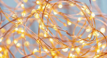 christmas Copper Wire String LED Lights- Stock Photo or Stock Video of rcfotostock | RC-Photo-Stock