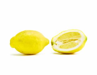 Close up of raw big Lemon on white- Stock Photo or Stock Video of rcfotostock | RC Photo Stock