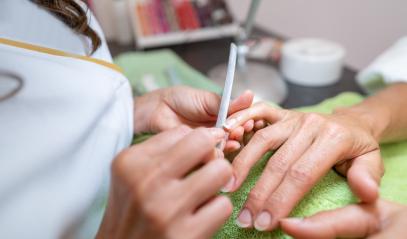 Close-up of nail filing process in a salon with manicurist and client
.- Stock Photo or Stock Video of rcfotostock | RC Photo Stock