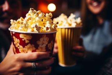 Close-up of two people holding popcorn buckets at the cinema
- Stock Photo or Stock Video of rcfotostock | RC Photo Stock