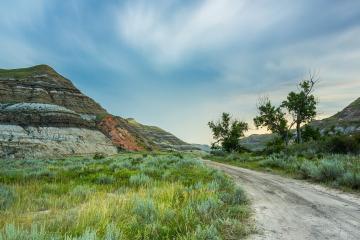 Cloudy sunset at drumheller valley alberta canada- Stock Photo or Stock Video of rcfotostock | RC Photo Stock