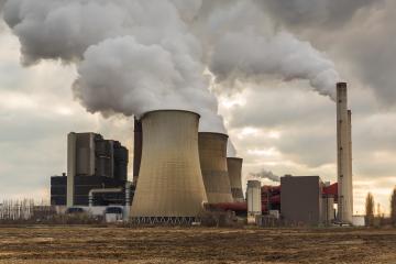 Coal power plant with cloudy sky- Stock Photo or Stock Video of rcfotostock | RC-Photo-Stock