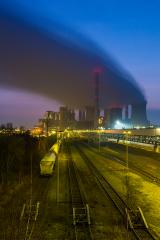 coal power station at night- Stock Photo or Stock Video of rcfotostock | RC Photo Stock