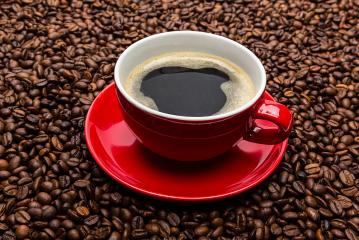 coffee cup with roasted beans- Stock Photo or Stock Video of rcfotostock | RC Photo Stock