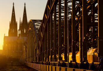 Cologne Cathedral and Hohenzollern Bridge- Stock Photo or Stock Video of rcfotostock | RC-Photo-Stock