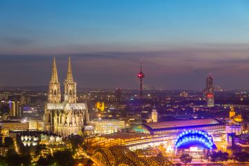 Cologne Cathedral at night- Stock Photo or Stock Video of rcfotostock | RC Photo Stock
