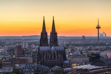 Cologne cathedral at summer sunset- Stock Photo or Stock Video of rcfotostock | RC Photo Stock