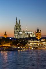 Cologne Cathedral at sunset- Stock Photo or Stock Video of rcfotostock | RC-Photo-Stock