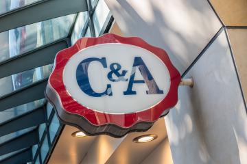 COLOGNE, GERMANY OCTOBER, 2017: C&A store sign. C&A is an international Dutch chain of fashion retail clothing stores. It has retail stores in many countries in Europe, Central and South America- Stock Photo or Stock Video of rcfotostock | RC-Photo-Stock