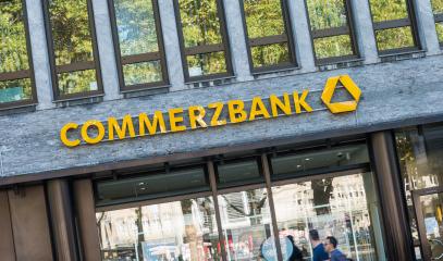 COLOGNE, GERMANY OCTOBER, 2017: Commerzbank branch. Commerzbank AG is one of the largest banks in Germany, it is active in commercial banking, retail banking and mortgaging. : Stock Photo or Stock Video Download rcfotostock photos, images and assets rcfotostock | RC Photo Stock.: