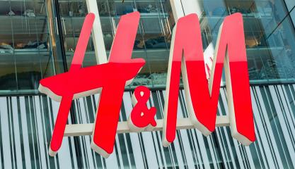 COLOGNE, GERMANY OCTOBER, 2017: H&M logo on a store. H & M Hennes & Mauritz AB is a Swedish multinational retail-clothing company, known for its fast-fashion clothing.- Stock Photo or Stock Video of rcfotostock | RC Photo Stock