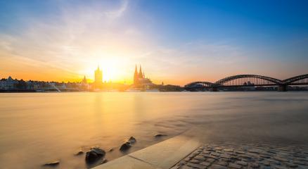 Cologne with Cathedral at sunset- Stock Photo or Stock Video of rcfotostock | RC Photo Stock