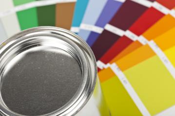 color palette guide and paint can- Stock Photo or Stock Video of rcfotostock | RC Photo Stock