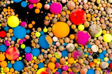Colorful ink balls- Stock Photo or Stock Video of rcfotostock | RC-Photo-Stock