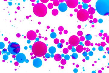 Colorful ink balls on white- Stock Photo or Stock Video of rcfotostock | RC Photo Stock