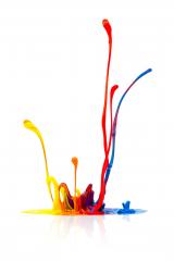 Colorful paint splashing- Stock Photo or Stock Video of rcfotostock | RC-Photo-Stock