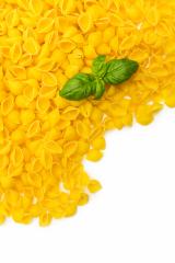 conchiglie noodels with basil leaf- Stock Photo or Stock Video of rcfotostock | RC-Photo-Stock