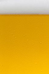 condensation drops on a beer glas with beerform- Stock Photo or Stock Video of rcfotostock | RC-Photo-Stock