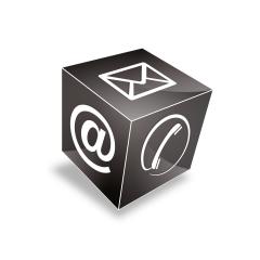 contact cube black 3d phone icon vector eps- Stock Photo or Stock Video of rcfotostock | RC Photo Stock