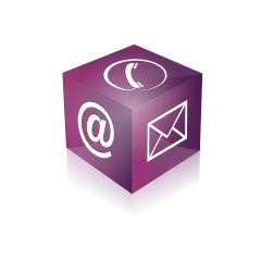 contact cube violet 3d phone icon vector eps : Stock Photo or Stock Video Download rcfotostock photos, images and assets rcfotostock | RC Photo Stock.: