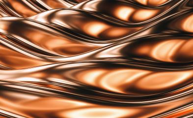 copper wave background. Gold background. copper texture. 3d render- Stock Photo or Stock Video of rcfotostock | RC-Photo-Stock