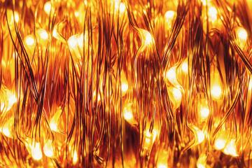 Copper Wire String LED Lights- Stock Photo or Stock Video of rcfotostock | RC Photo Stock