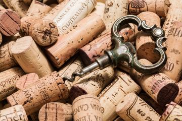 Corkscrew in a pile of wine corks : Stock Photo or Stock Video Download rcfotostock photos, images and assets rcfotostock | RC Photo Stock.: