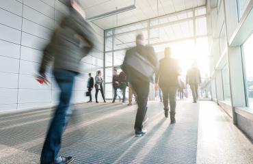 Crowd of blurred People Walking in a modern entrance : Stock Photo or Stock Video Download rcfotostock photos, images and assets rcfotostock | RC Photo Stock.:
