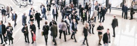Crowd of business people on a Trade fair- Stock Photo or Stock Video of rcfotostock | RC-Photo-Stock