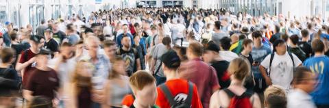 crowd of people at a trade show- Stock Photo or Stock Video of rcfotostock | RC Photo Stock