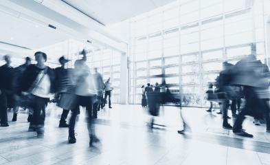 crowd of people walking in a modern environment- Stock Photo or Stock Video of rcfotostock | RC-Photo-Stock