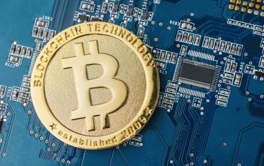 cryptocurrency Bitcoin on a Mother board- Stock Photo or Stock Video of rcfotostock | RC-Photo-Stock