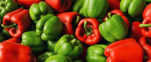 Delicious paprika peppers bells mix red and green  as background- Stock Photo or Stock Video of rcfotostock | RC Photo Stock