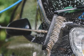 detail of cleaning brush on car at carwash- Stock Photo or Stock Video of rcfotostock | RC-Photo-Stock