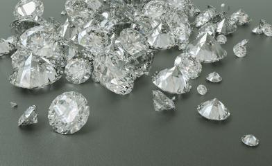 Diamonds background, includin copy space - 3D Rendering- Stock Photo or Stock Video of rcfotostock | RC-Photo-Stock