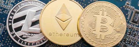 Digital cryptocurrencys Bitcoin, Ethereum, Litecoin : Stock Photo or Stock Video Download rcfotostock photos, images and assets rcfotostock | RC Photo Stock.: