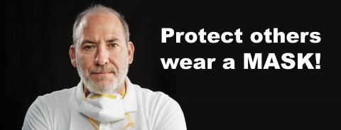 Doctor wearing an anti virus protection mask to prevent others from corona COVID-19 and SARS cov 2 infection- Stock Photo or Stock Video of rcfotostock | RC-Photo-Stock