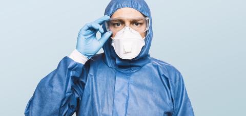 Doctor wearing protection Suit for Fighting Covid-19 (Corona virus) SARS infection Protective Equipment (PPE) with N95 or ffp3 mask. : Stock Photo or Stock Video Download rcfotostock photos, images and assets rcfotostock | RC-Photo-Stock.: