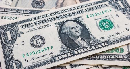 Dollar banknotes 1 Dollar currency of the United States useful as a background- Stock Photo or Stock Video of rcfotostock | RC-Photo-Stock