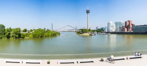 dusseldorf panorama at summer- Stock Photo or Stock Video of rcfotostock | RC Photo Stock