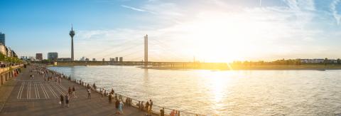 Dusseldorf rhine shore panorama : Stock Photo or Stock Video Download rcfotostock photos, images and assets rcfotostock | RC Photo Stock.: