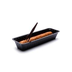 Dutch frikandel with fork in a shell : Stock Photo or Stock Video Download rcfotostock photos, images and assets rcfotostock | RC Photo Stock.: