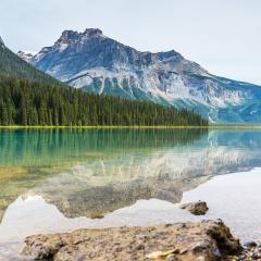 Emerald Lake Mountain Reflections from the rocky mountains canada- Stock Photo or Stock Video of rcfotostock | RC-Photo-Stock