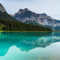 Emerald Lake Mountain Reflections from the rocky mountains canada- Stock Photo or Stock Video of rcfotostock | RC Photo Stock