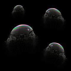 Exploding Soap Bubble in colorful colors on black background- Stock Photo or Stock Video of rcfotostock | RC Photo Stock