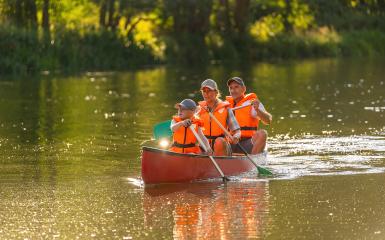 Family Canoeing on a river in bavaria germany- Stock Photo or Stock Video of rcfotostock | RC Photo Stock