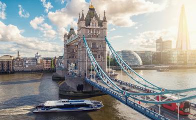 Famous Tower Bridge with red bus and city hall, London, UK- Stock Photo or Stock Video of rcfotostock | RC-Photo-Stock