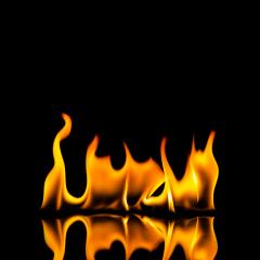 fire flames on black background- Stock Photo or Stock Video of rcfotostock | RC-Photo-Stock