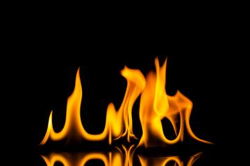 fire flames wall with reflection on black background : Stock Photo or Stock Video Download rcfotostock photos, images and assets rcfotostock | RC-Photo-Stock.:
