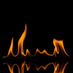 fire flames wall with reflection on black background- Stock Photo or Stock Video of rcfotostock | RC Photo Stock